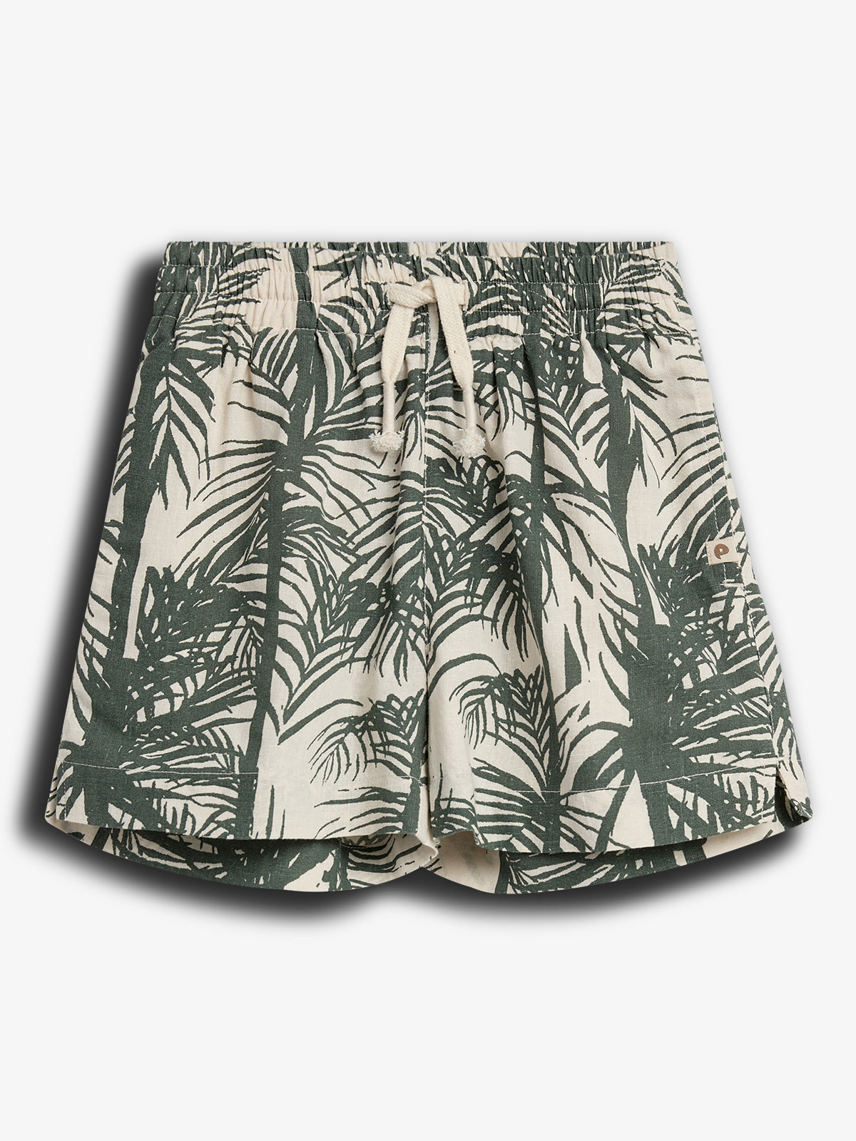 Linen Tropical Shorts - Petrol | 100398 Mateo