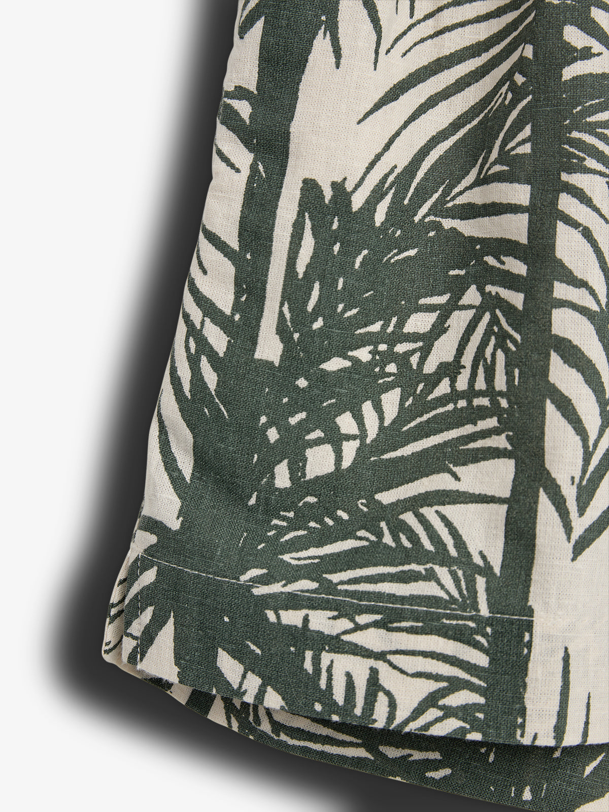 Linen Tropical Shorts - Petrol | 100398 Mateo