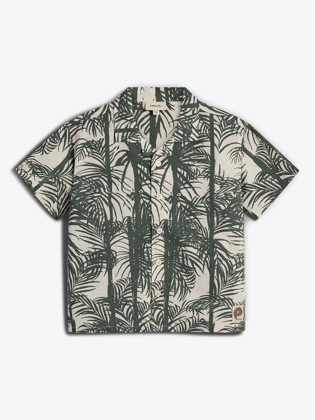 Linen Tropical Shirt - Petrol | 100400 Mateo