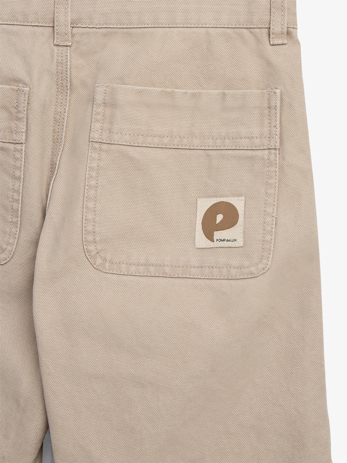 Canvas Shorts - Greige | 100340 Dereck