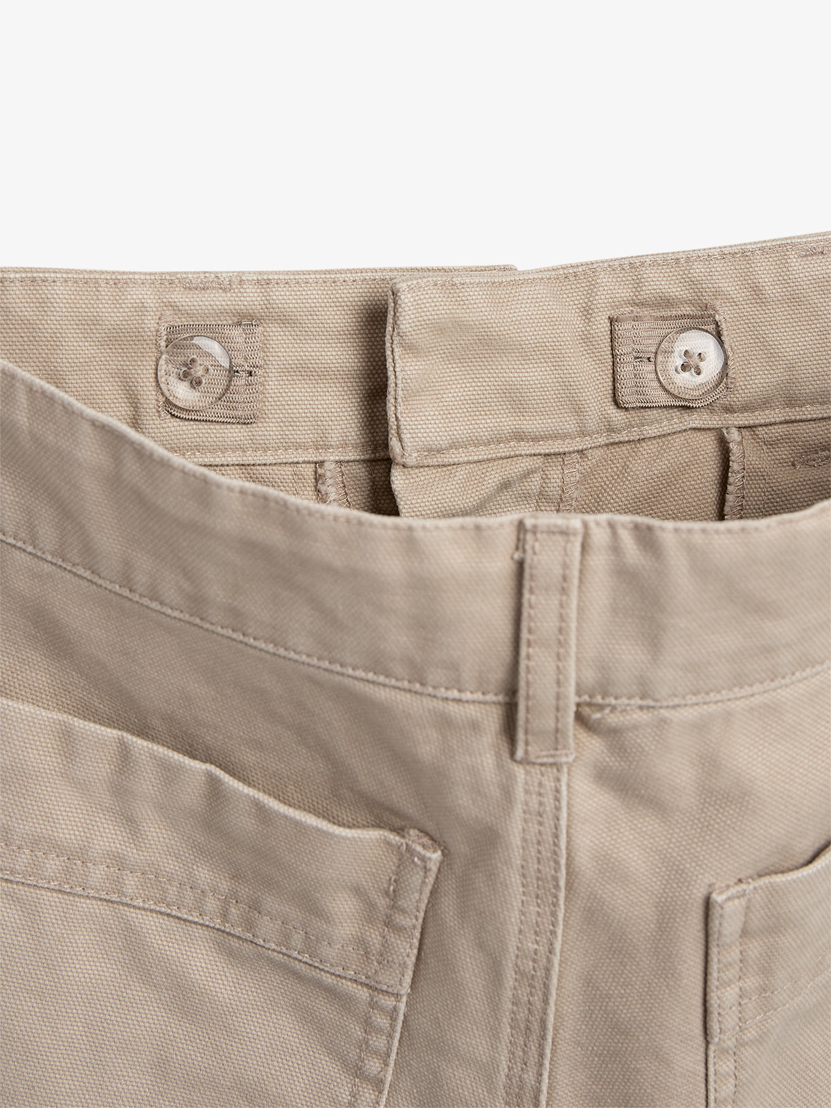 Canvas Shorts - Greige | 100340 Dereck