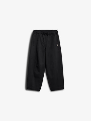 Barrel-leg Tencel Trousers - Tween - Black | 100133 Asta