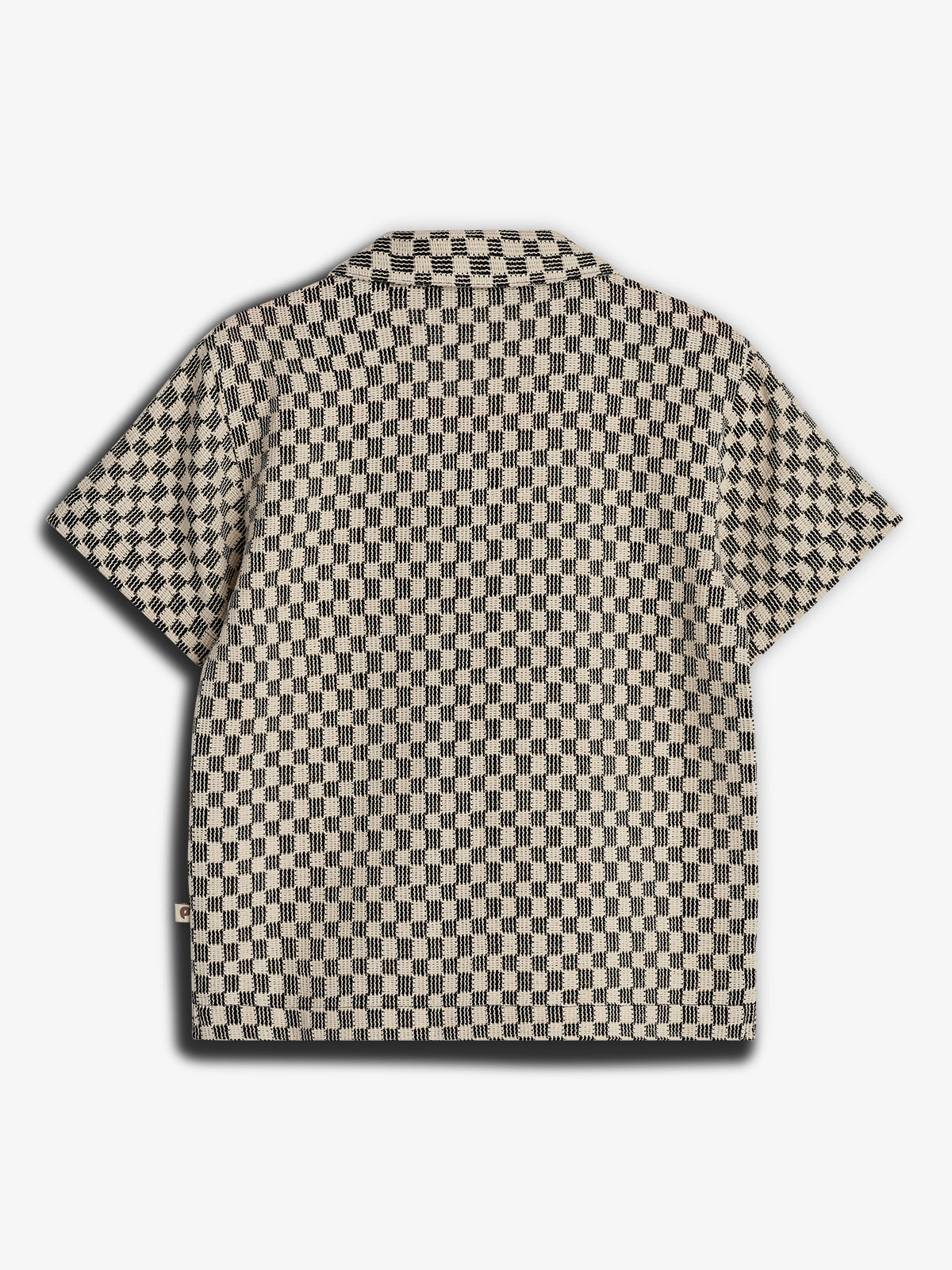 Textured Resort Shirt - Tween - Dark Grey / Nature | 100367 Jaxon