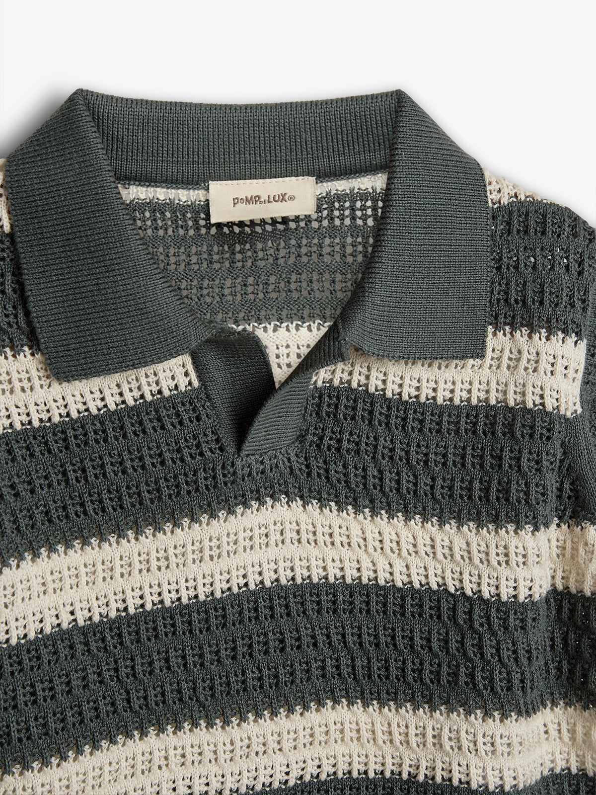 Striped Knit Shorts and Top - Petrol | 100278 Piet