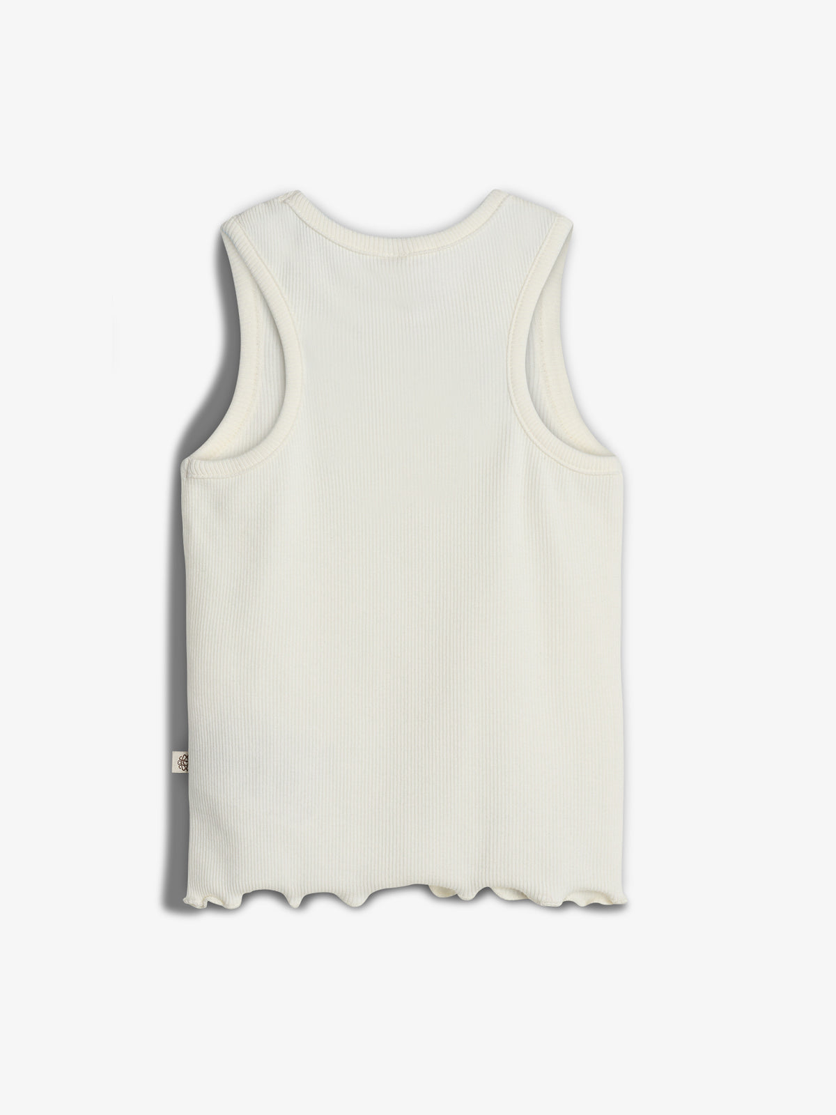 Modal Rib Sleeveless Top - Off White | 100327 Fiona
