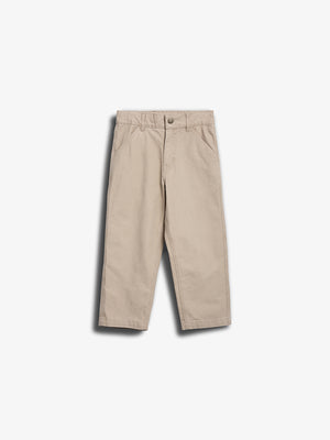 Canvas Trousers - Kids - Greige | 100115 Dereck