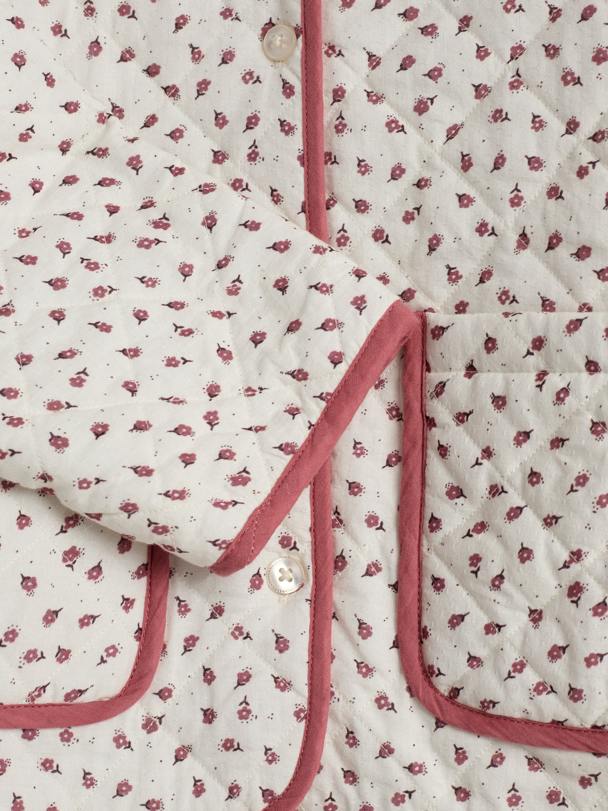 Quilted Jacket - Tween - Blush Flower | 100421 Maja