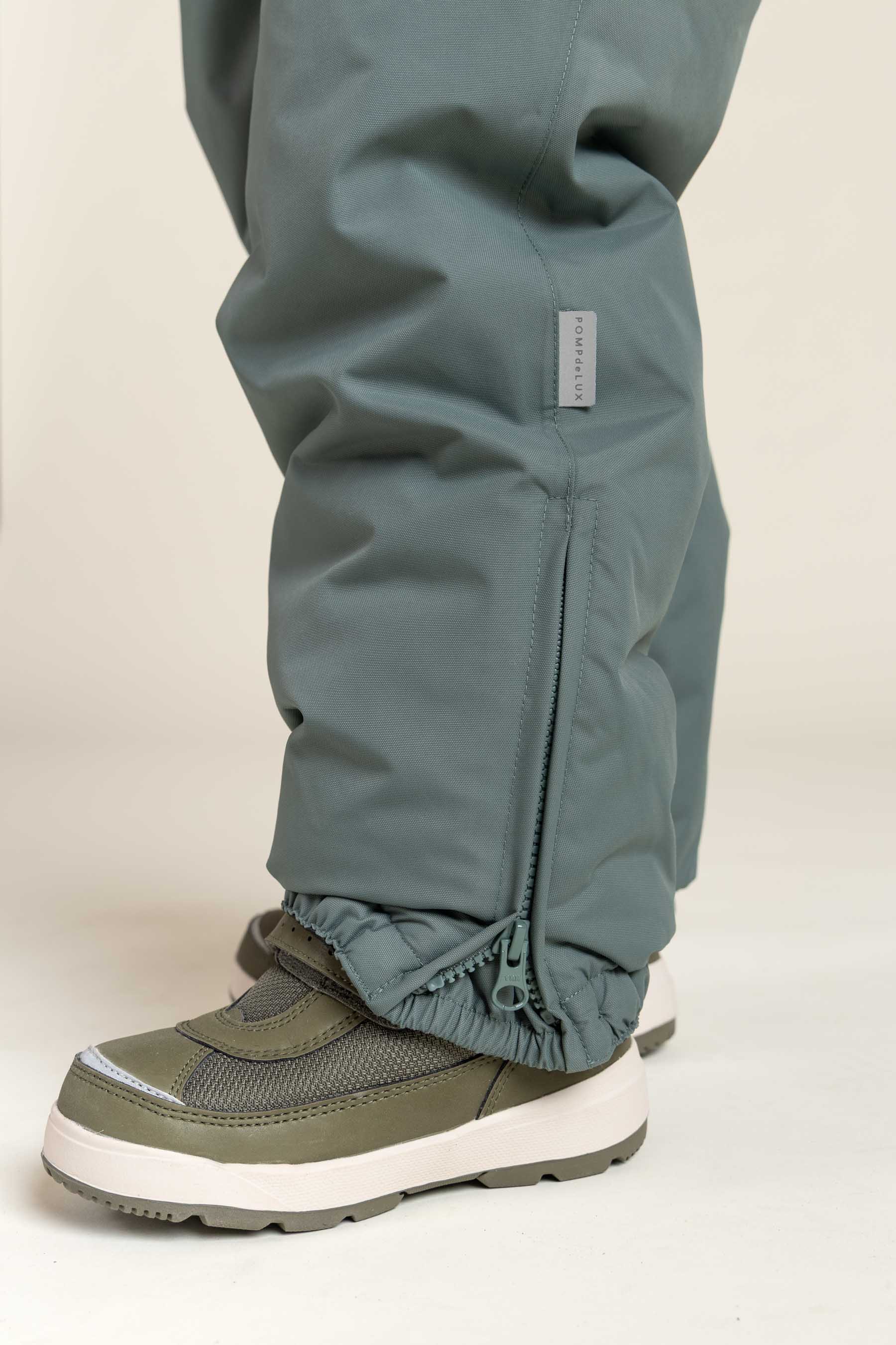 Single Zip Snowsuit - All - Dusty Dark Green | 100523 Calgary