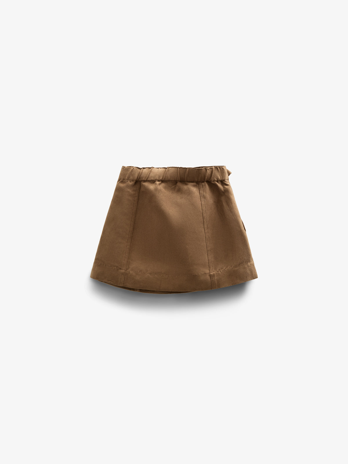 Faux Suede Skirt - Kids - Coffee | 100592 Selene