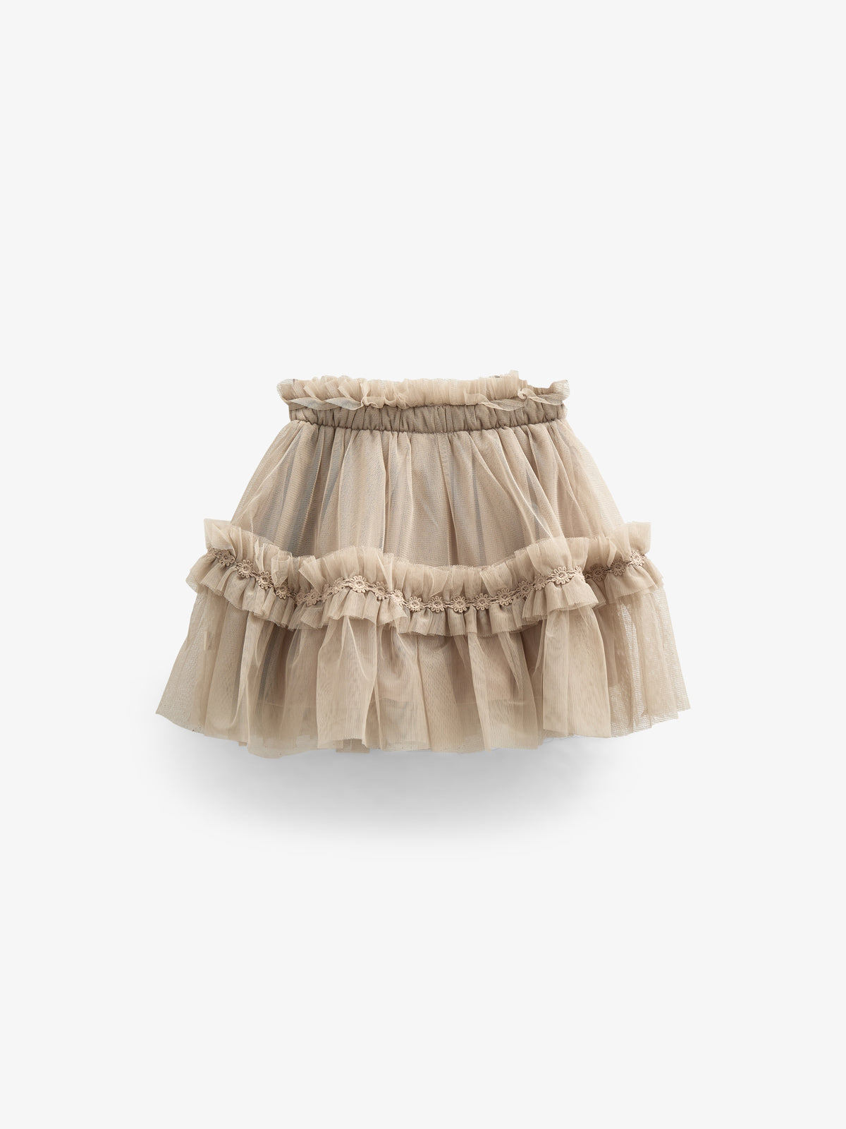 Tulle Skirt - All - Caffe Latte | 100670 Mille