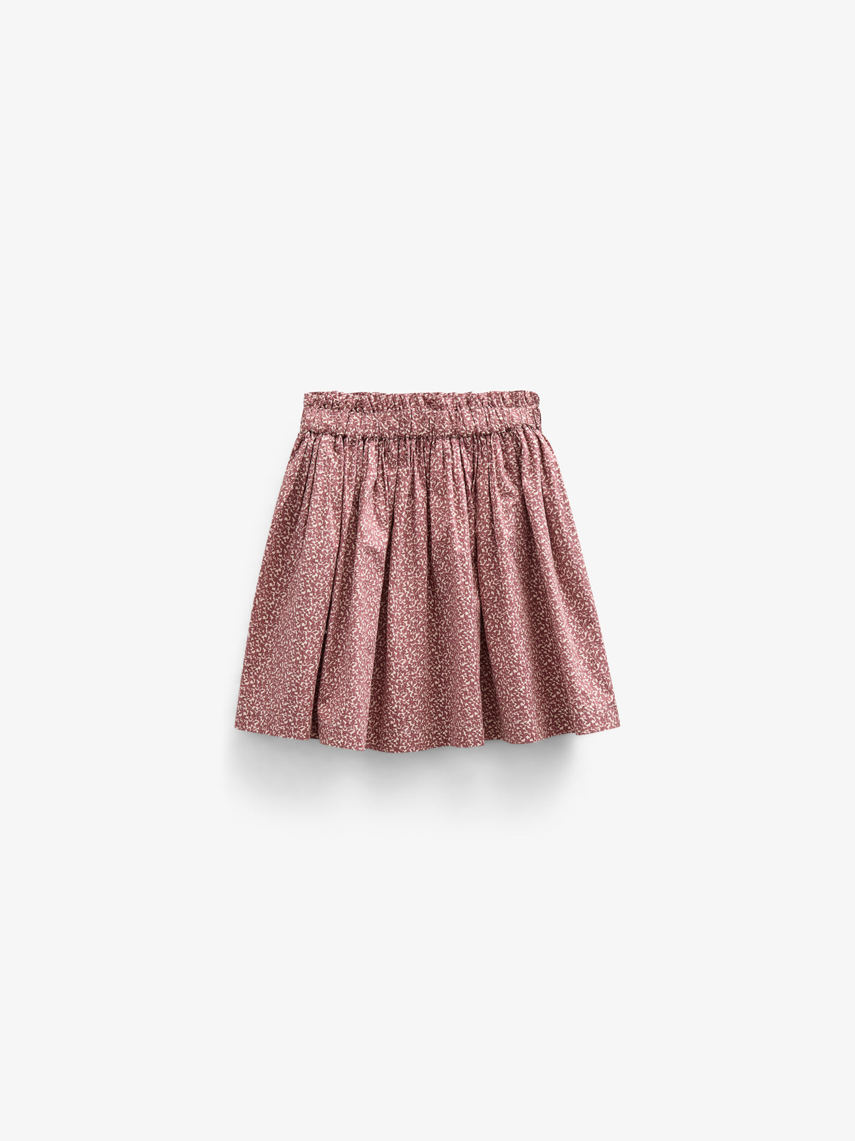 Printed Cotton Poplin Skirt - Tween - Vintage Red | 100797 Allie
