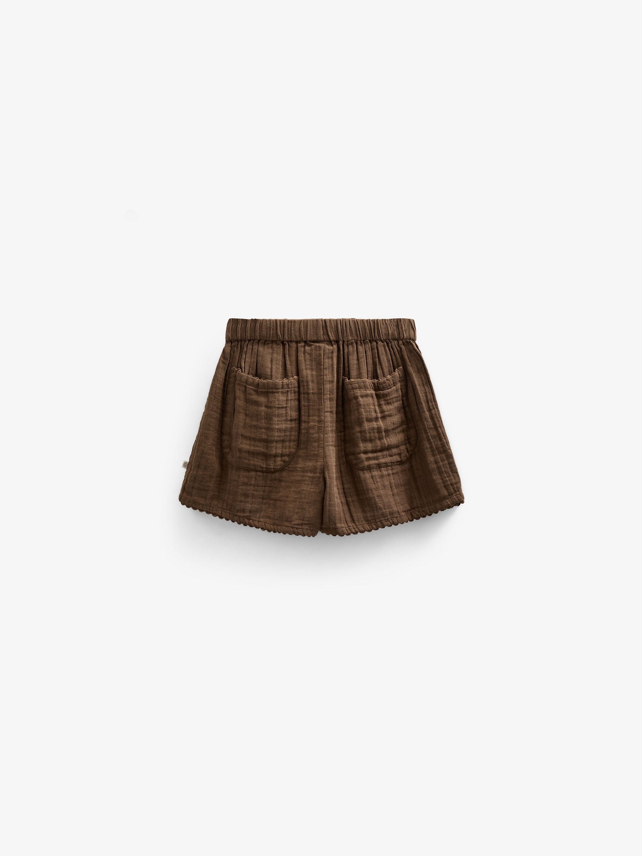 Gauze Shorts - Kids - Dark Brown | 100922 Jasmine