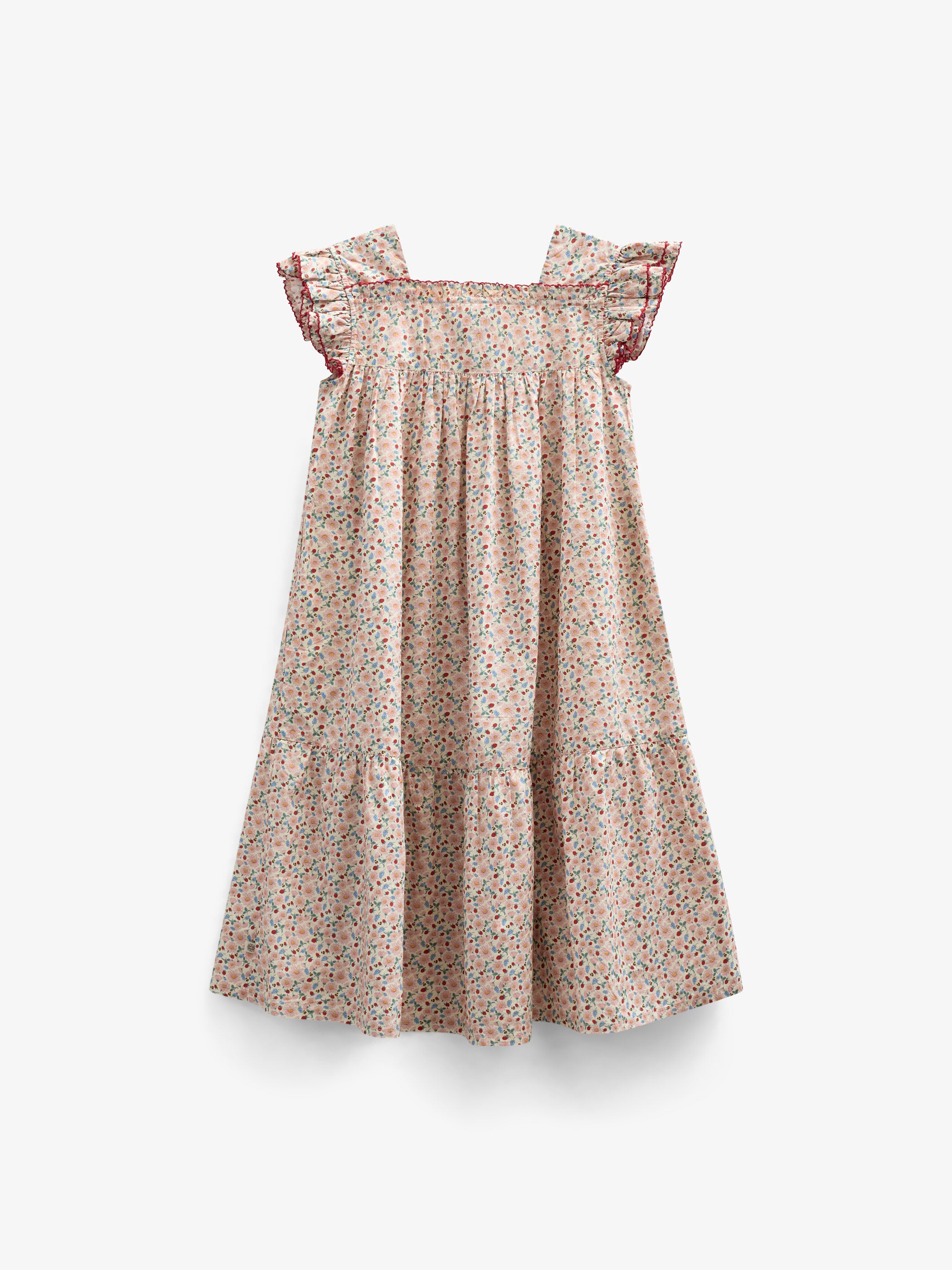 Flower Printed Poplin Dress - Tween - Rose | 100961 Poppy