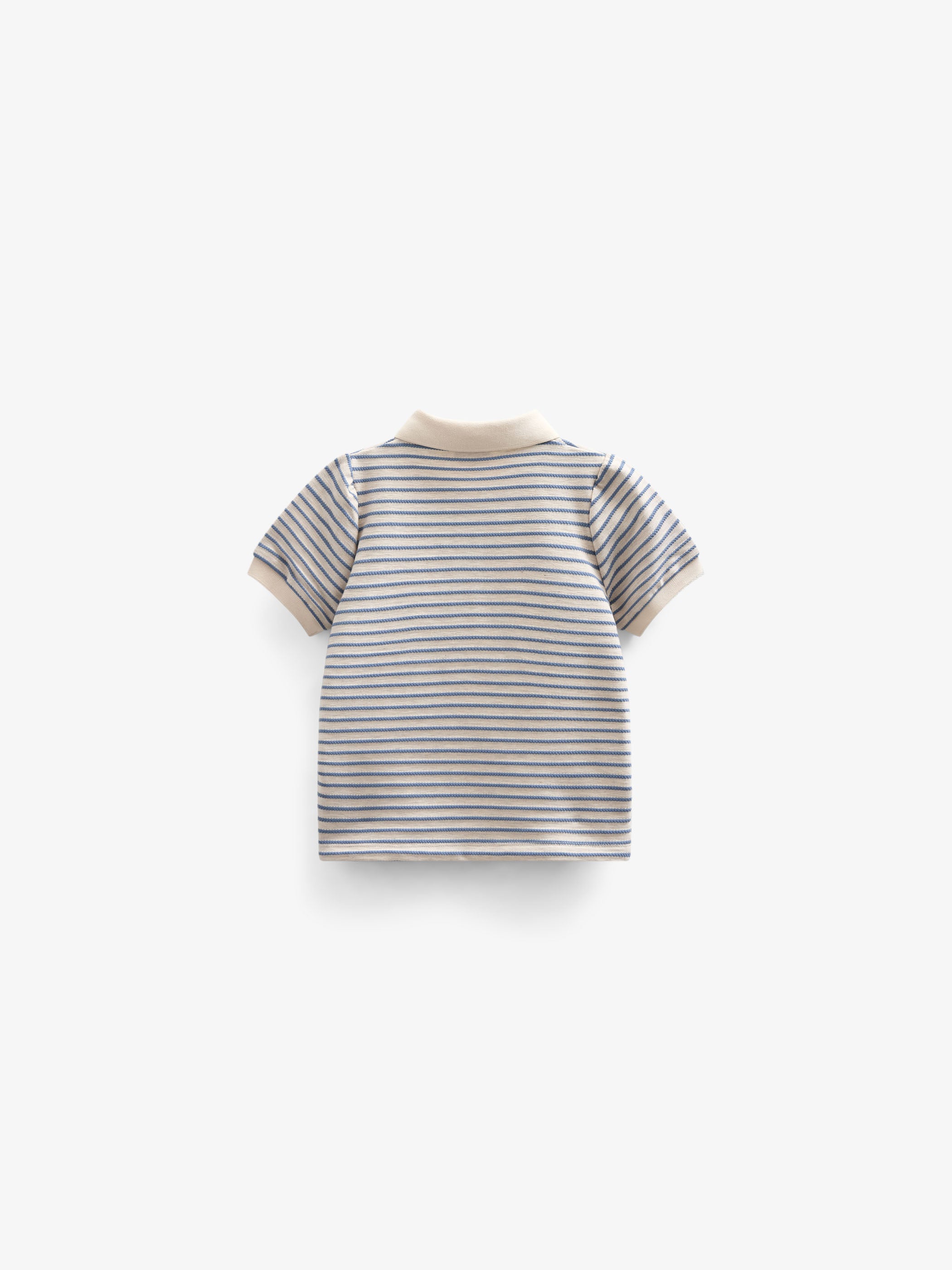Striped Jersey Polo - Kids - Blue | 101006 Emmie