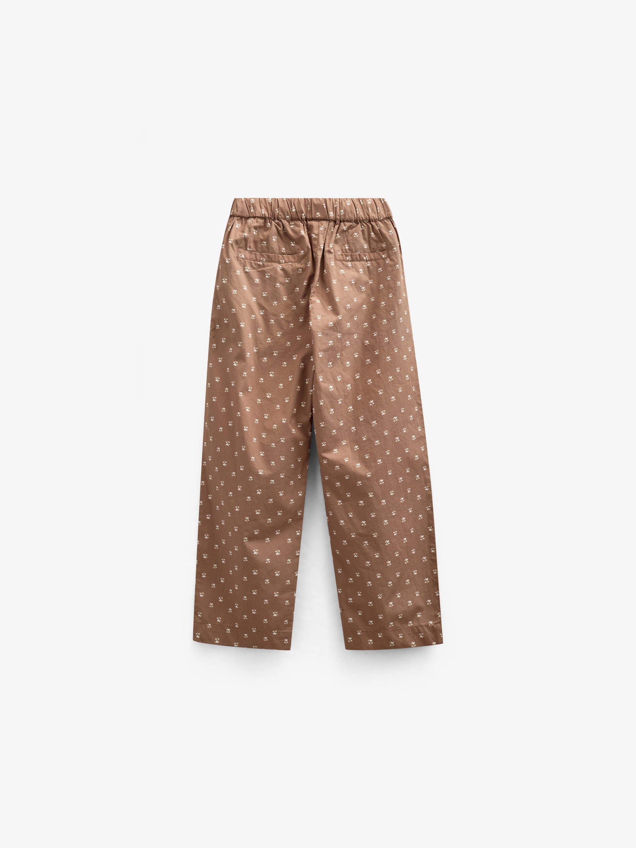 Printed Poplin Trousers - Tween - Coconut | 101090 Camilla