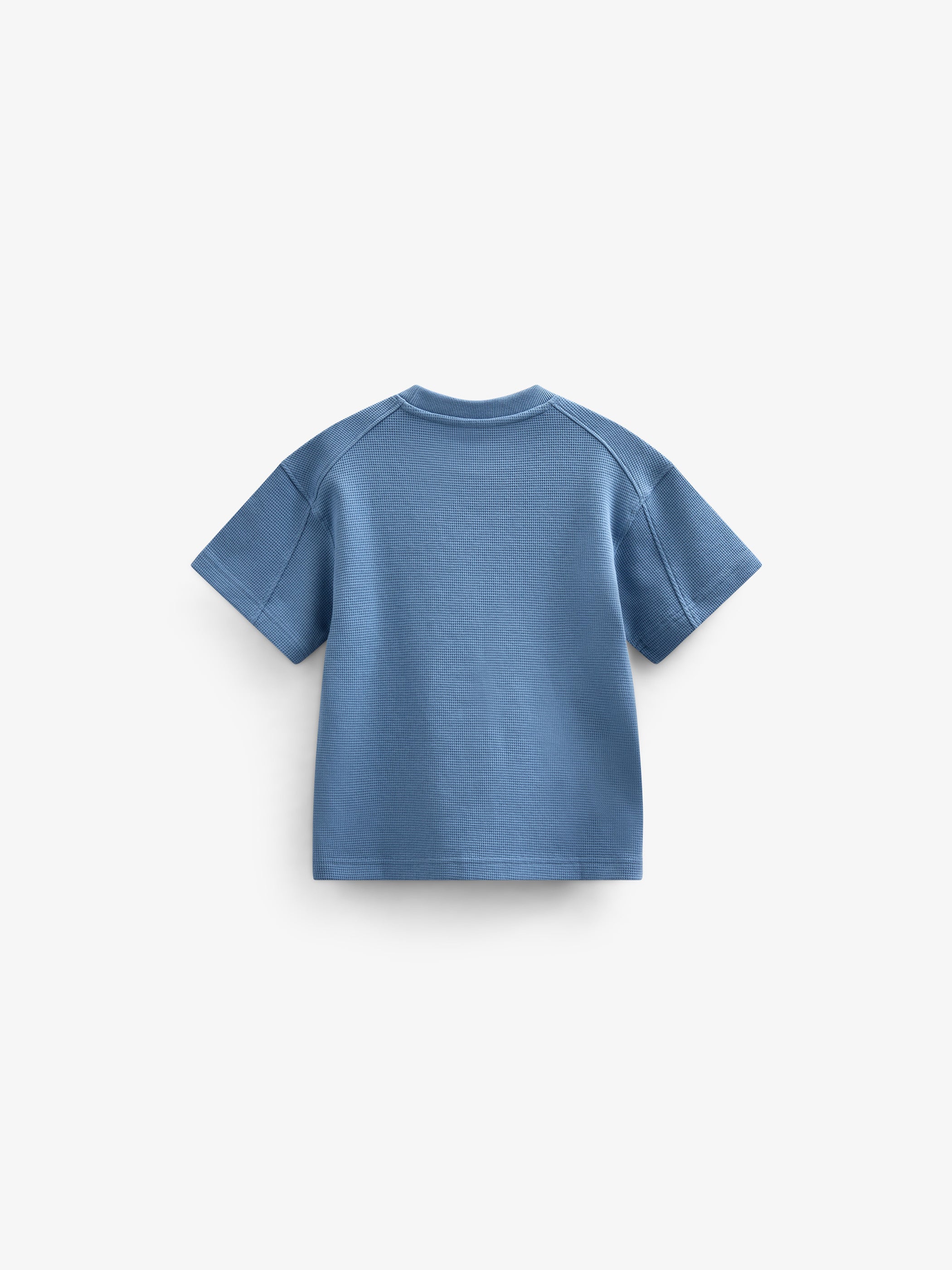 Waffle T-shirt - Tween - Dusty Blue | 101151 Evan