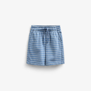 Striped Jersey Shorts - Tween - Dusty Blue | 101184 Otto