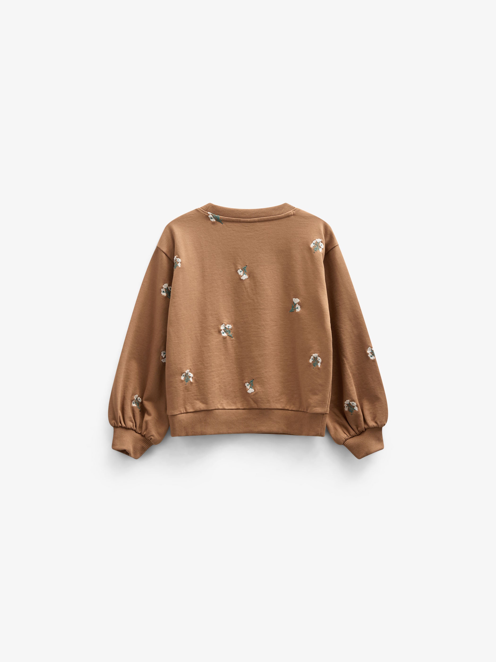 Embroidered Crewneck Sweatshirt - Kids - Coconut | 101213 Kimber