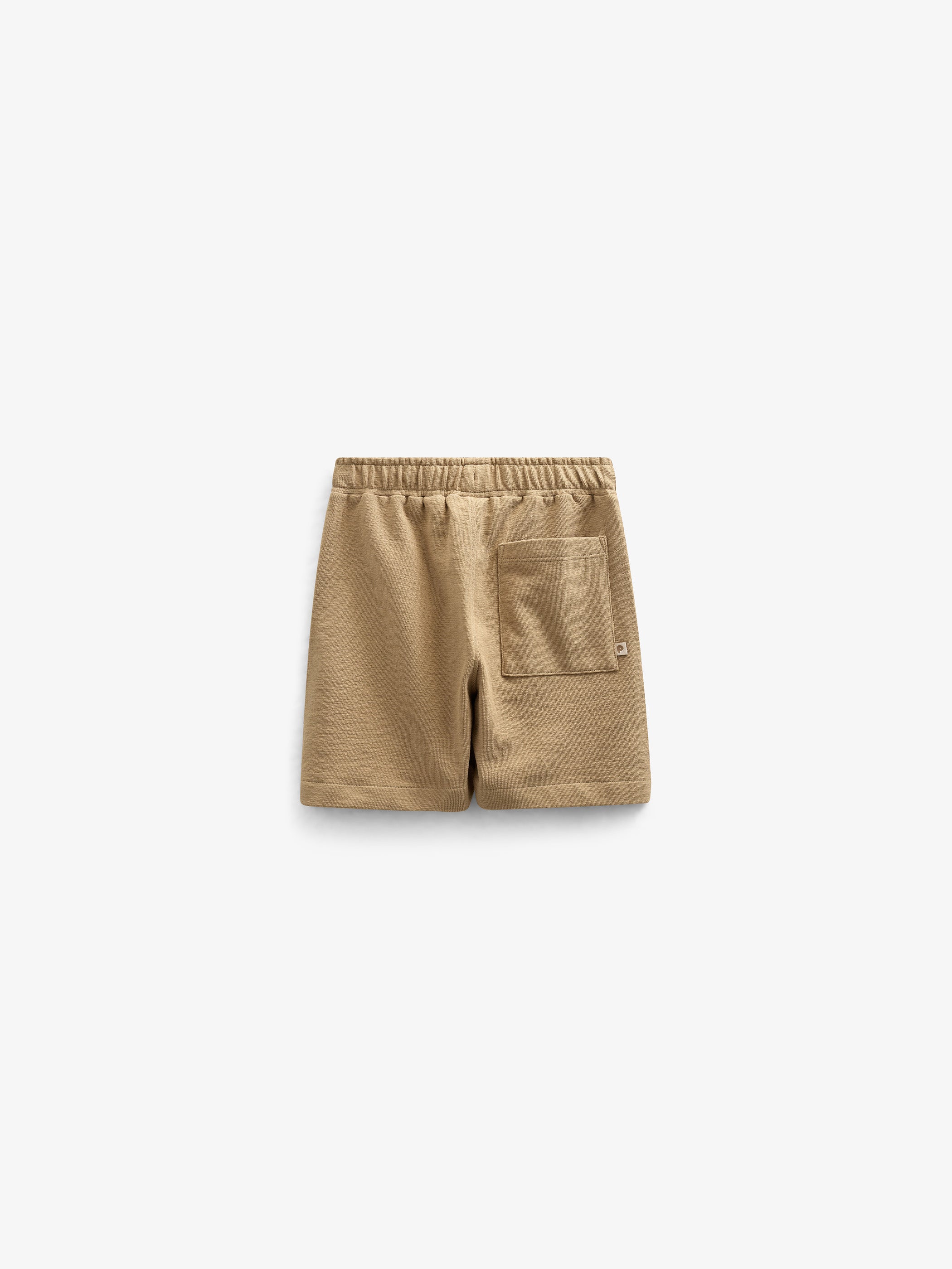Textured Jersey Shorts - Kids - Khaki | 101221 Sonny