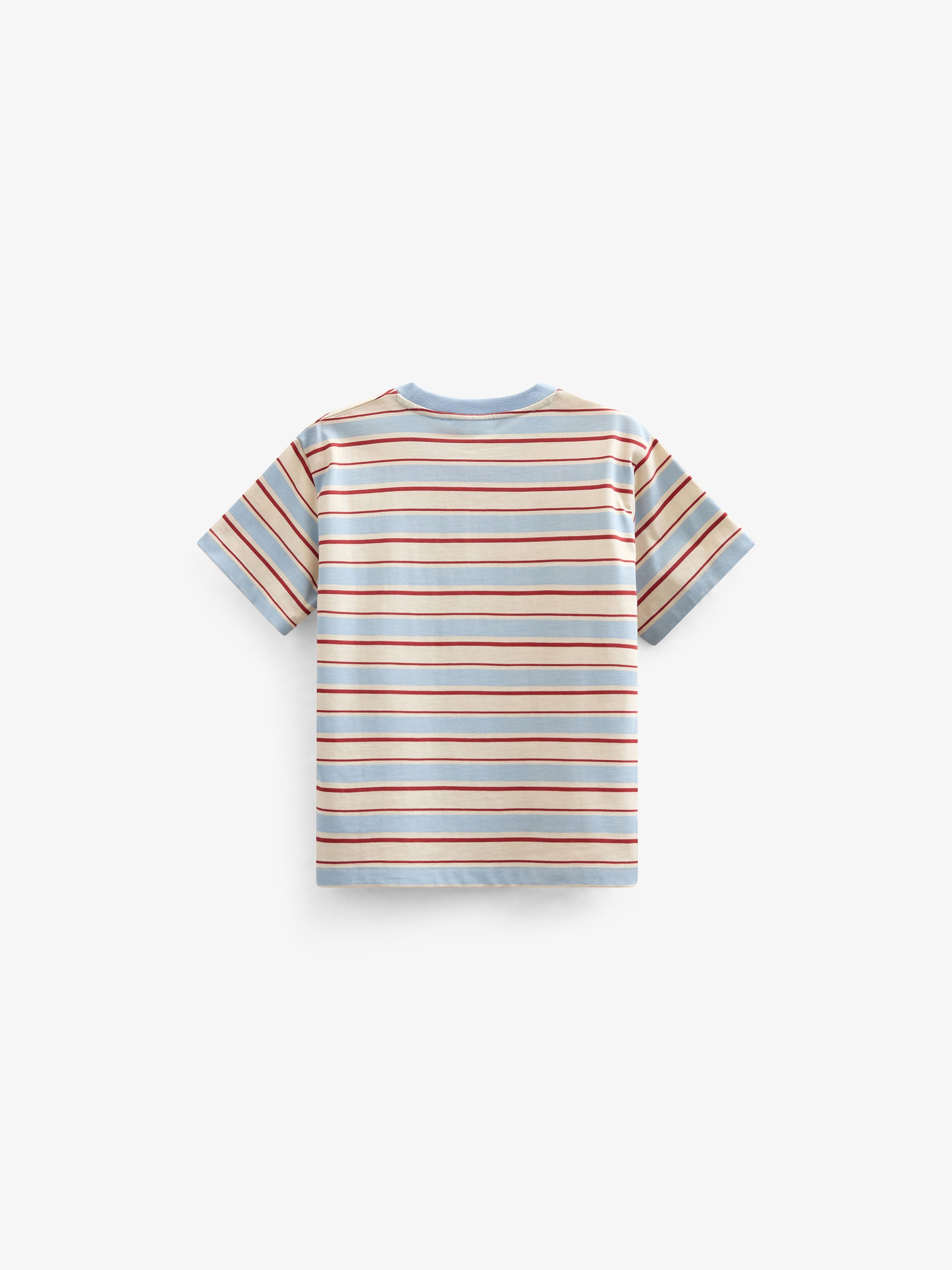 Retro Striped T-shirt - Tween - Powder Blue | 101276 Steven