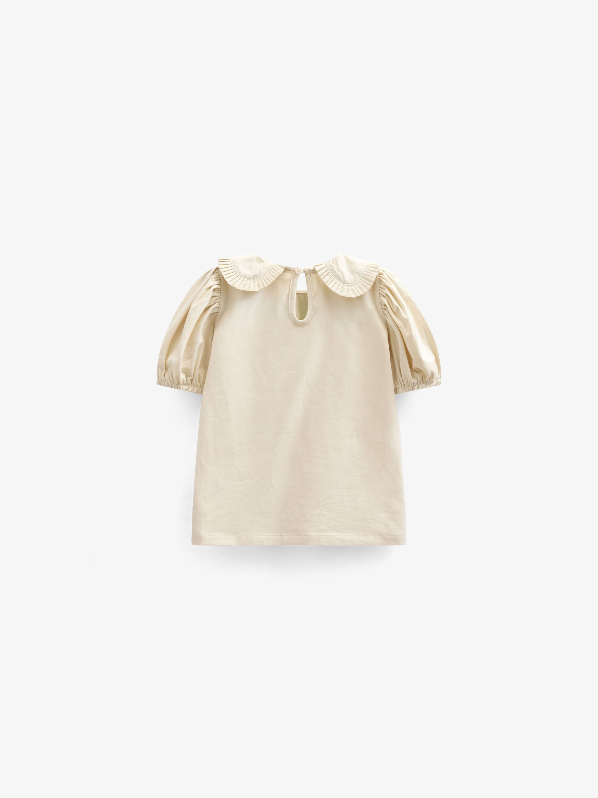 Jersey Blouse with Collar - Tween - OffWhite | 101278 Nini