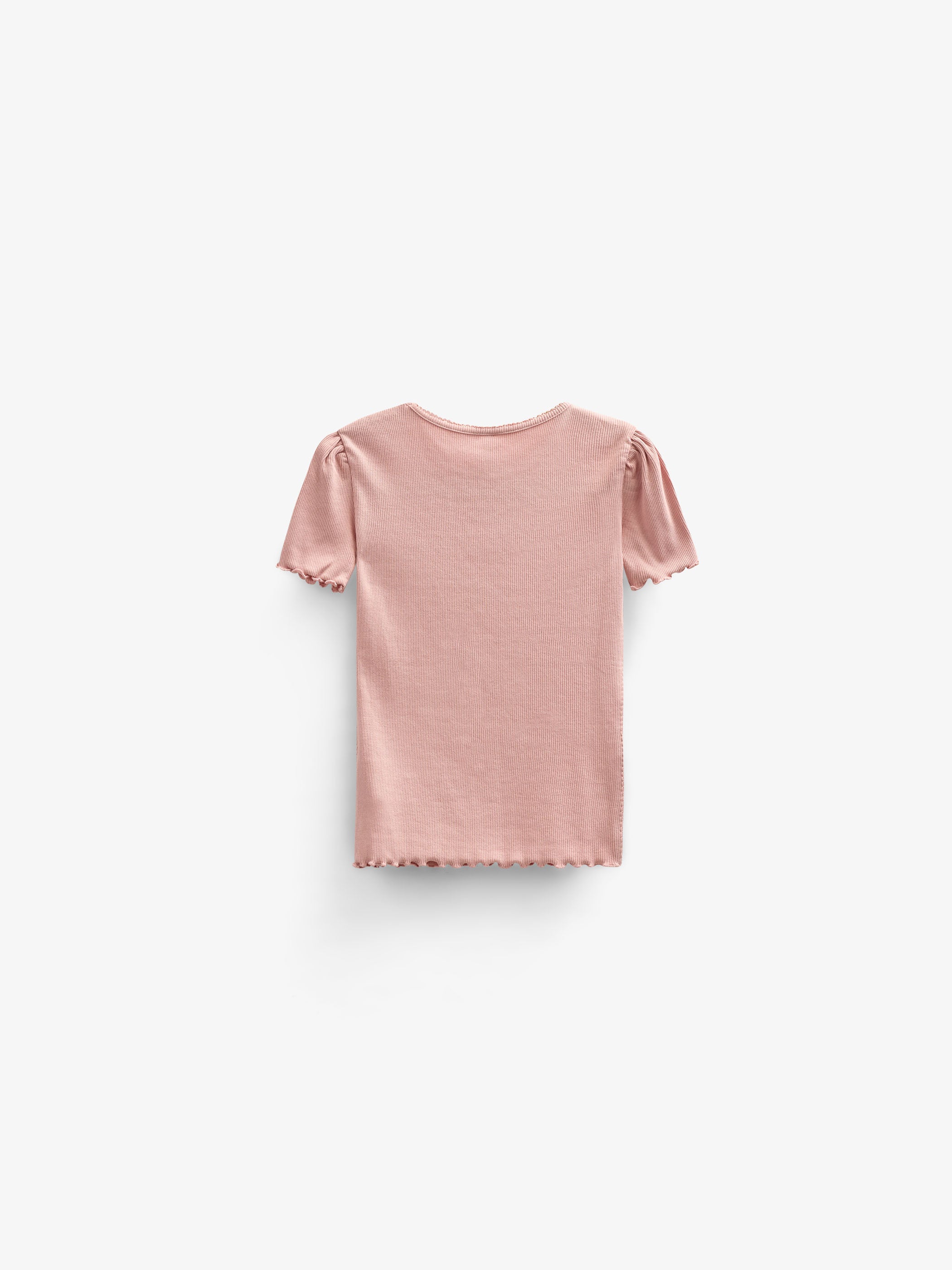 Modal Rib T-shirt - Kids - Rose Tan | 101298 Lottie