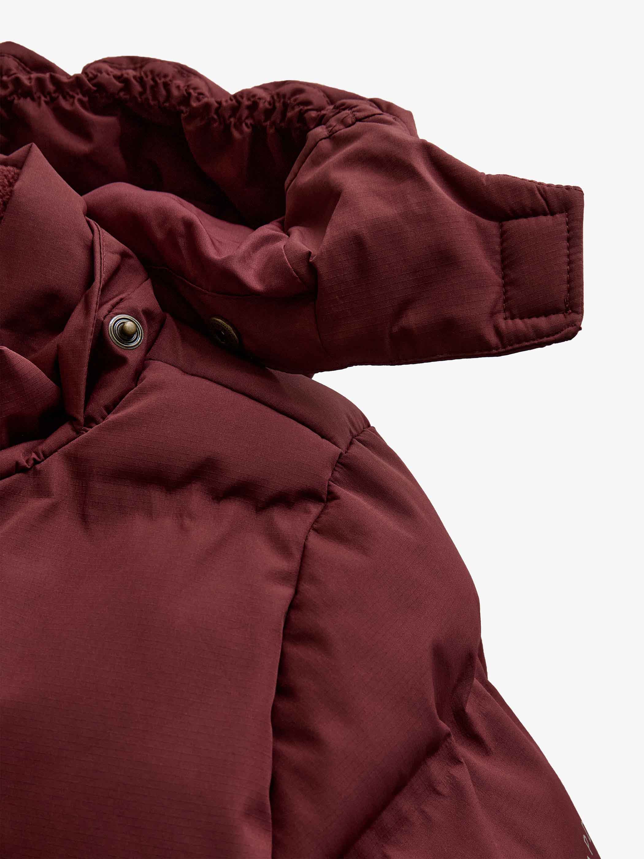Winter Puffer Jacket with Drawstring - Tween - Bordeaux | 101416 Elenor
