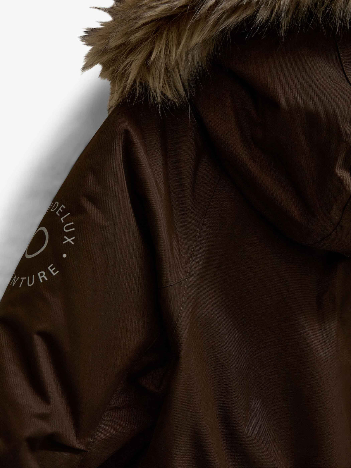 Snowsuit with Faux Fur - Kids - Dark Brown | 101424 Sky