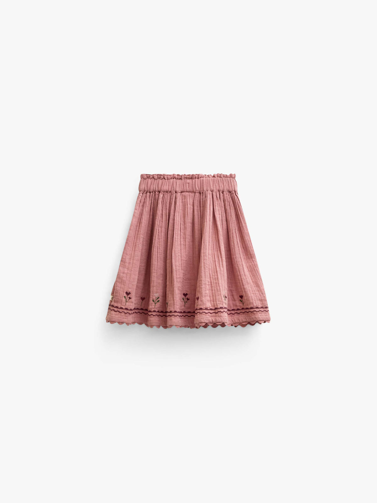 Ric Rac Corduroy Skirt - Tween - Dusty Rose | 101480 Sille