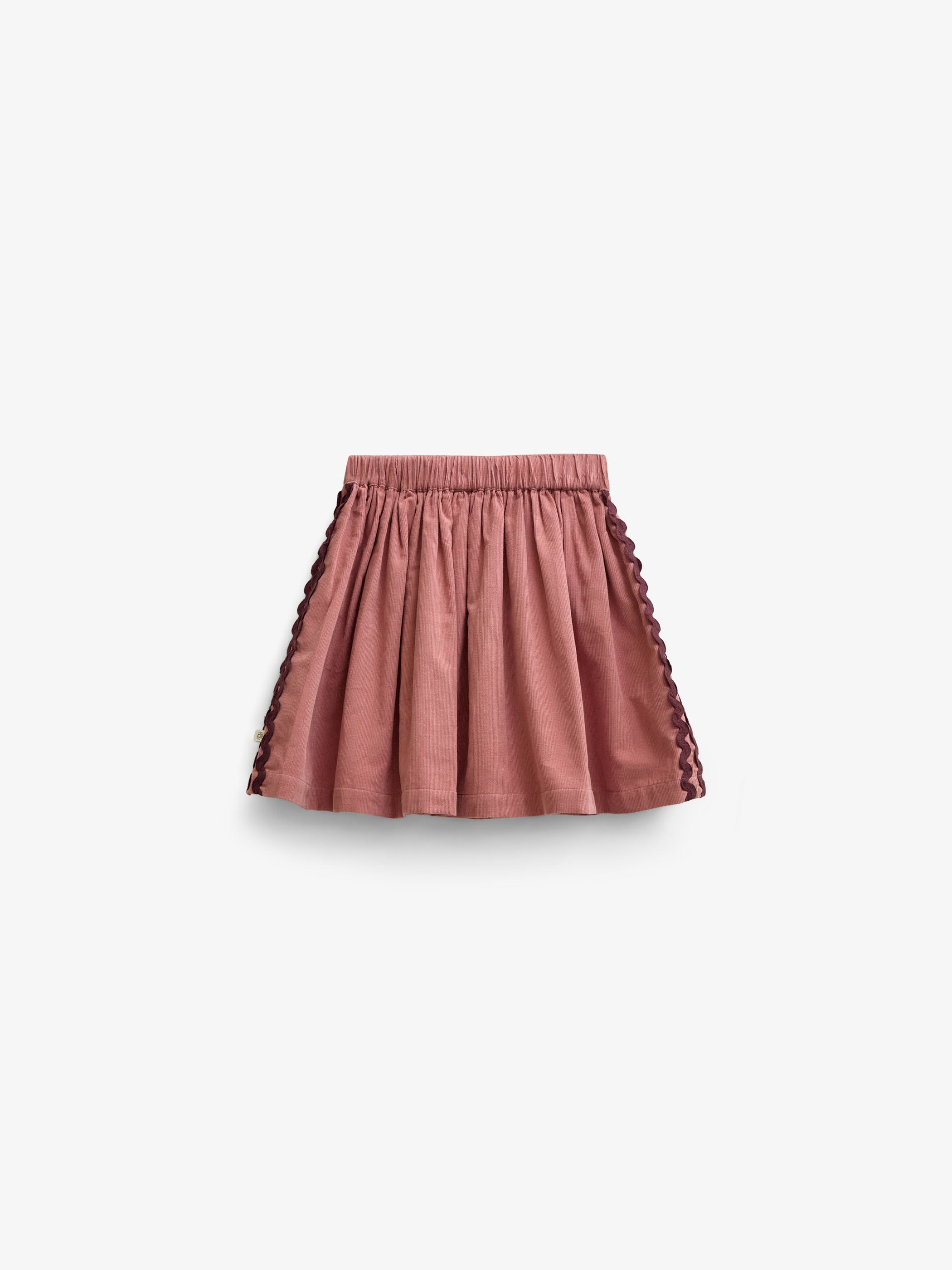 Ric Rac Corduroy Skirt - Tween - Dusty Rose | 101480 Sille