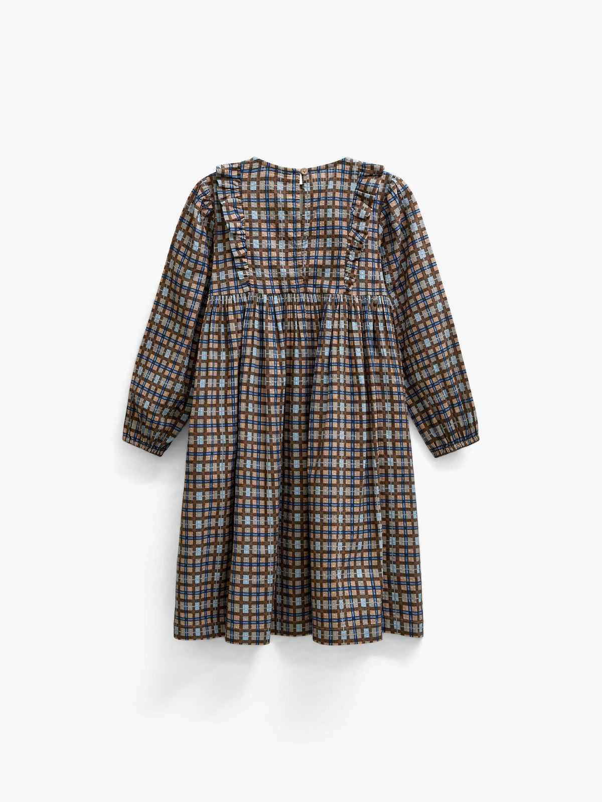 Checked Cotton Dress - Tween - Blue | 101488 Penny