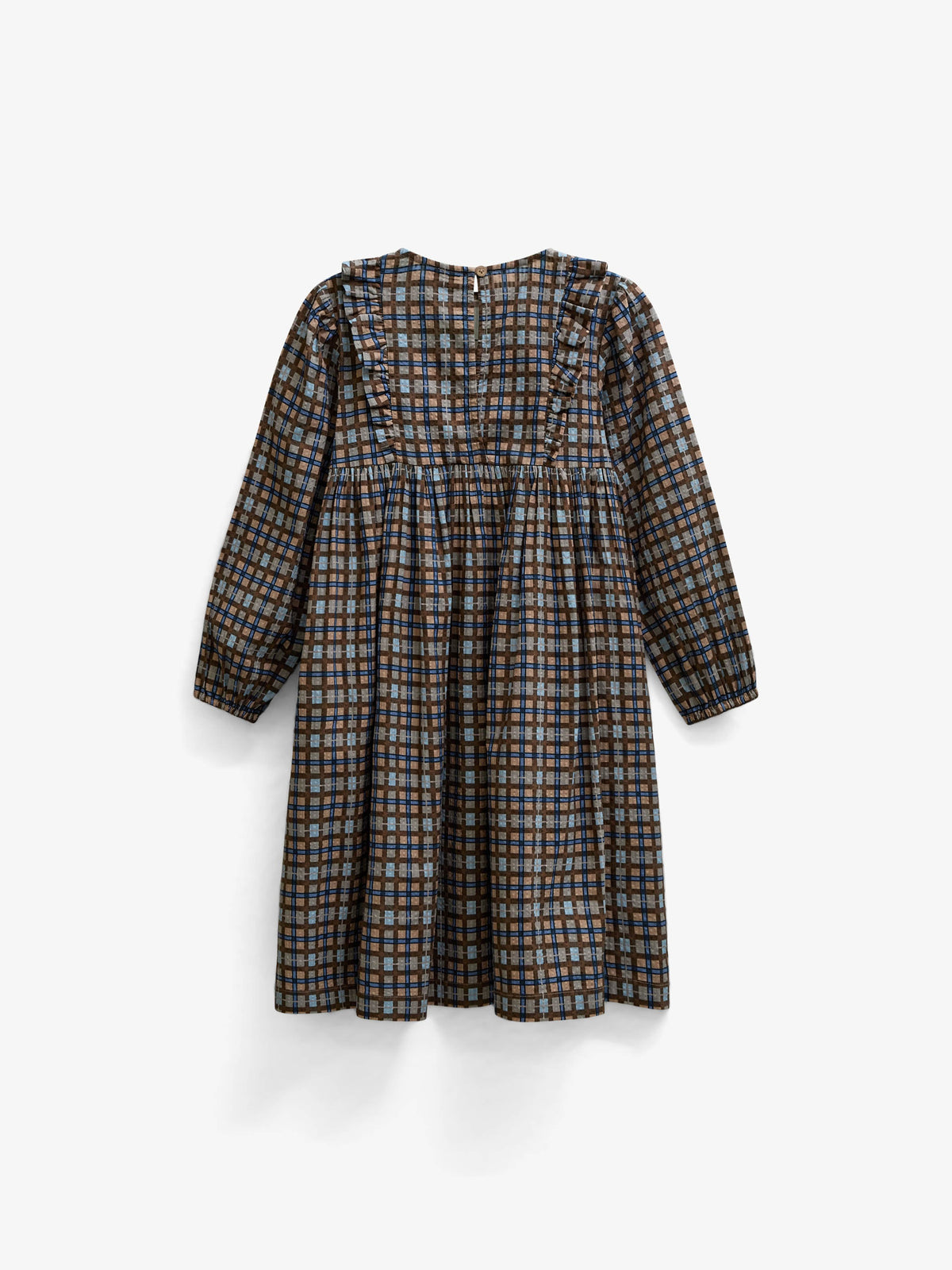 Checked Cotton Dress - Tween - Blue | 101488 Penny