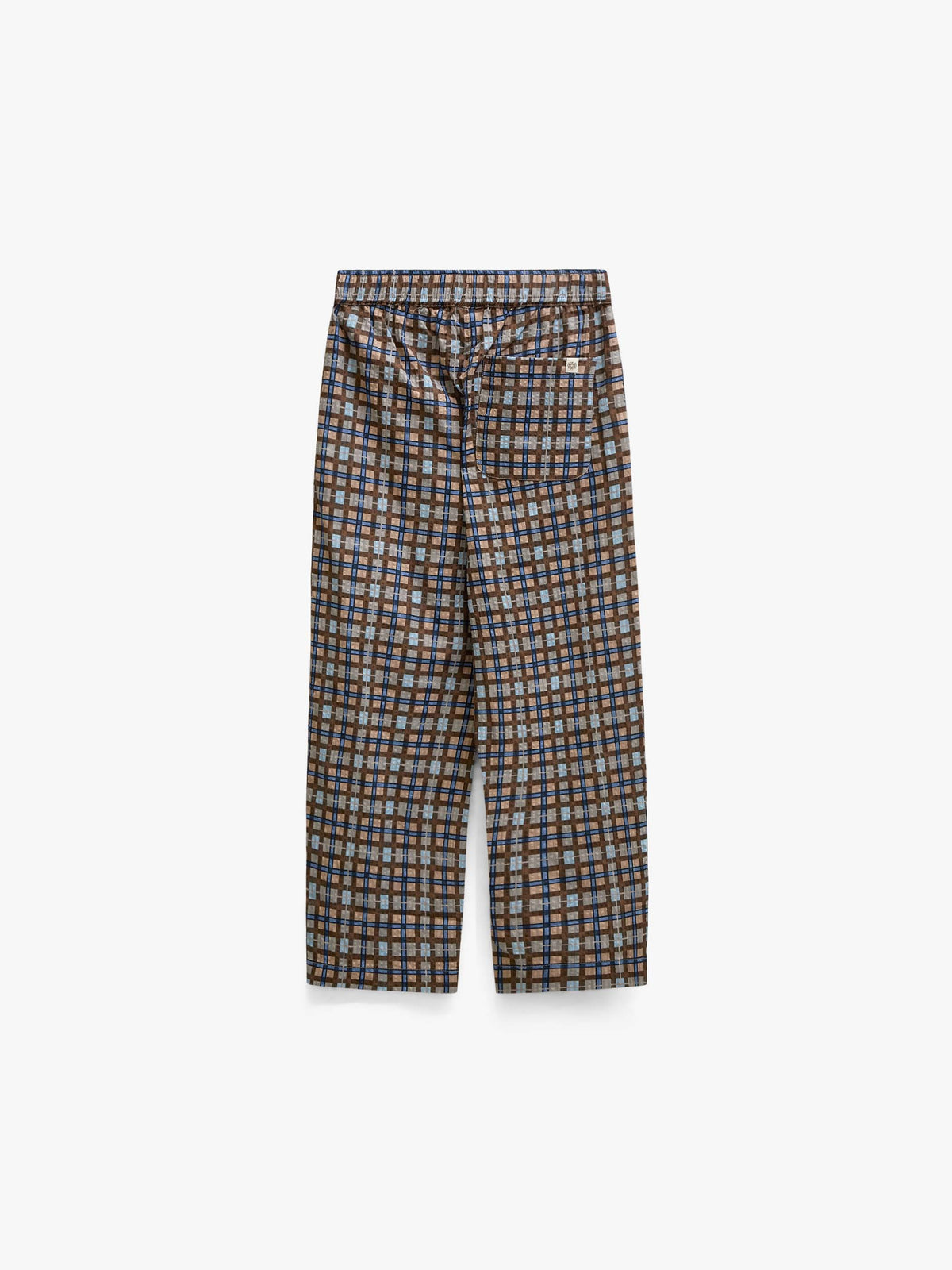 Checked Cotton Trousers - Tween - Blue | 101492 Penny