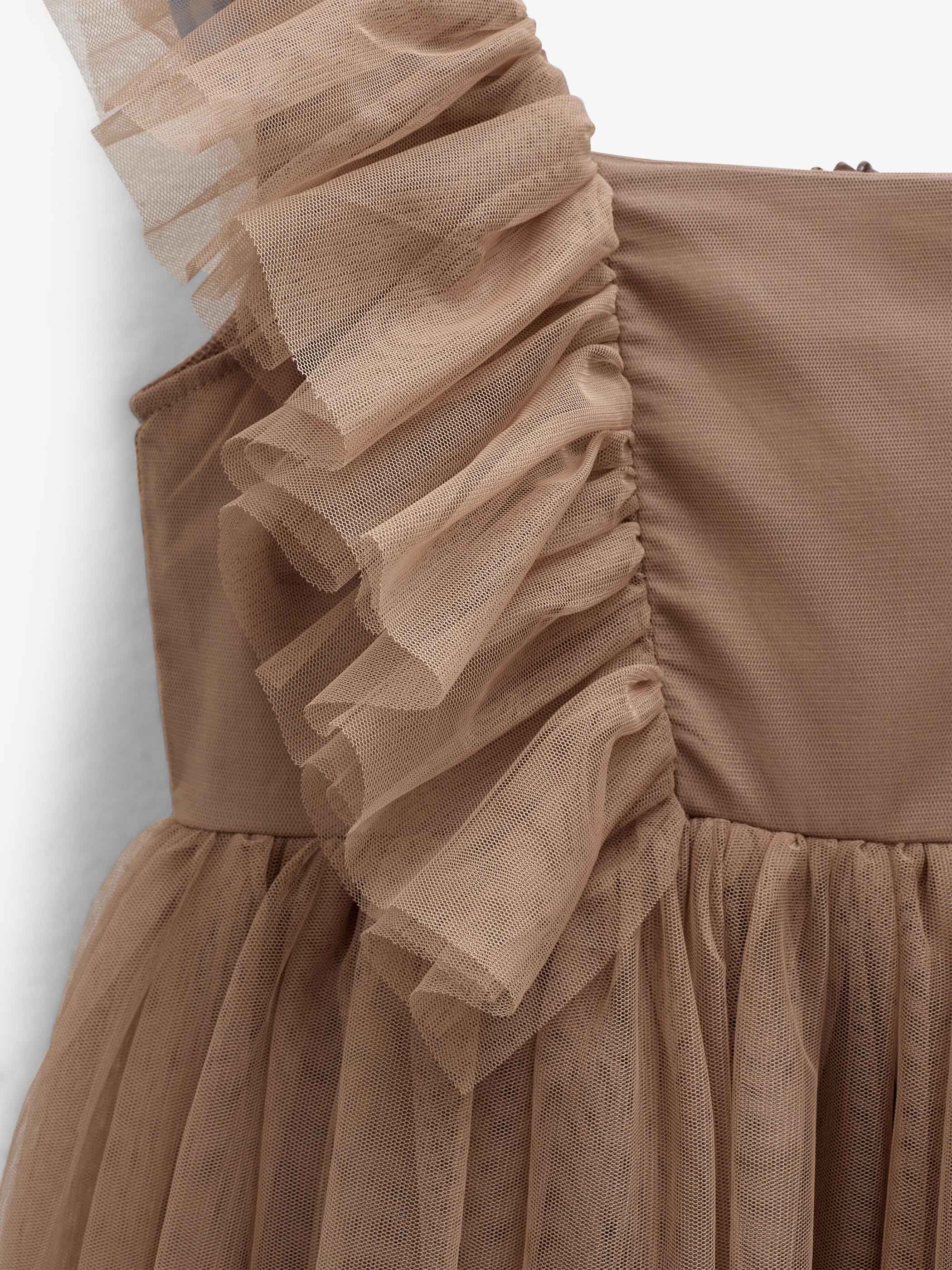 Tulle Dress - Tween - Light Brown | 101510 Bianca