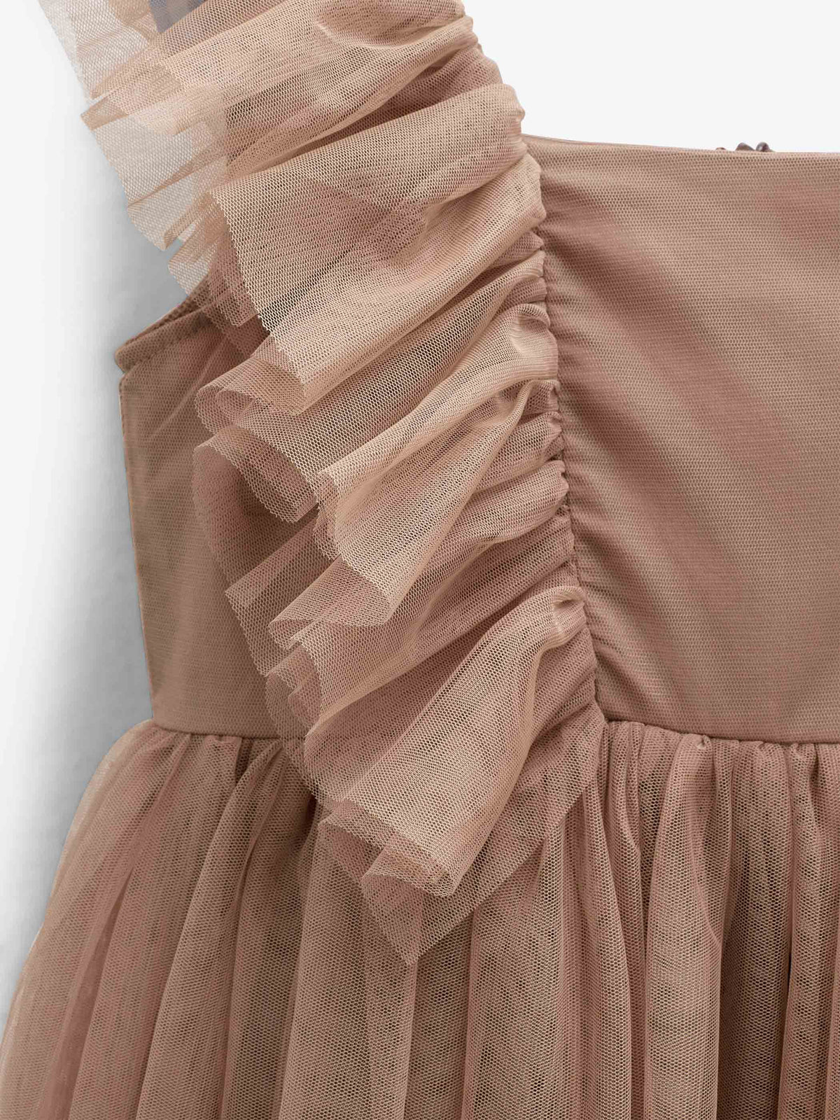 Tulle Dress - Tween - Light Brown | 101510 Bianca