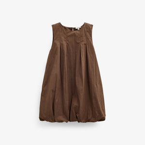 Bubble Hem Dress - Kids - Brown | 101513 Celeste