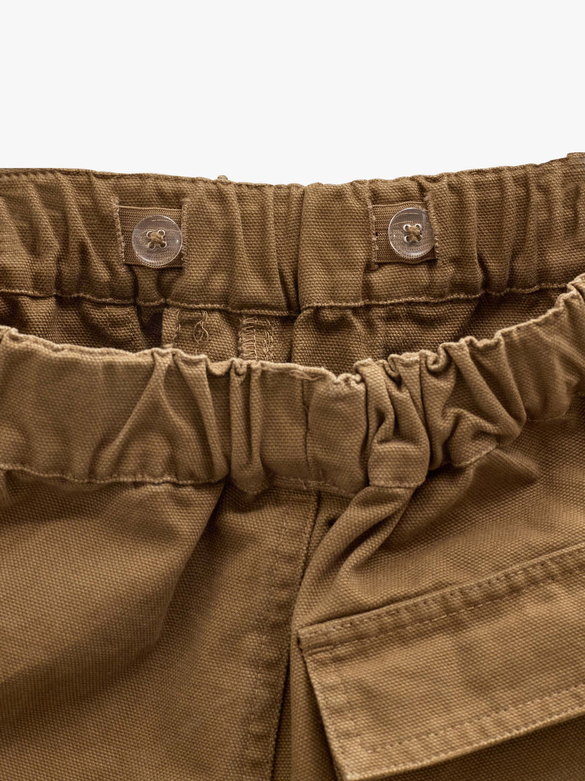 Canvas Patch Pocket Trousers - Kids - Light Brown | 101533 Greyson