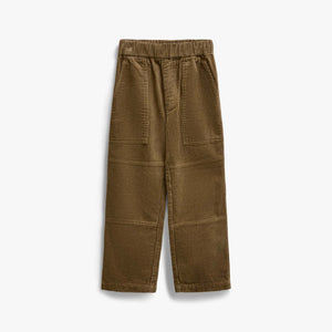 Corduroy Patch Pocket Trousers - Tween - Khaki | 101538 Reed