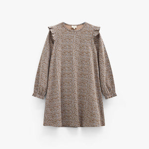 Printed Jersey Dress - Kids - Blue/Brown | 101553 Heidi