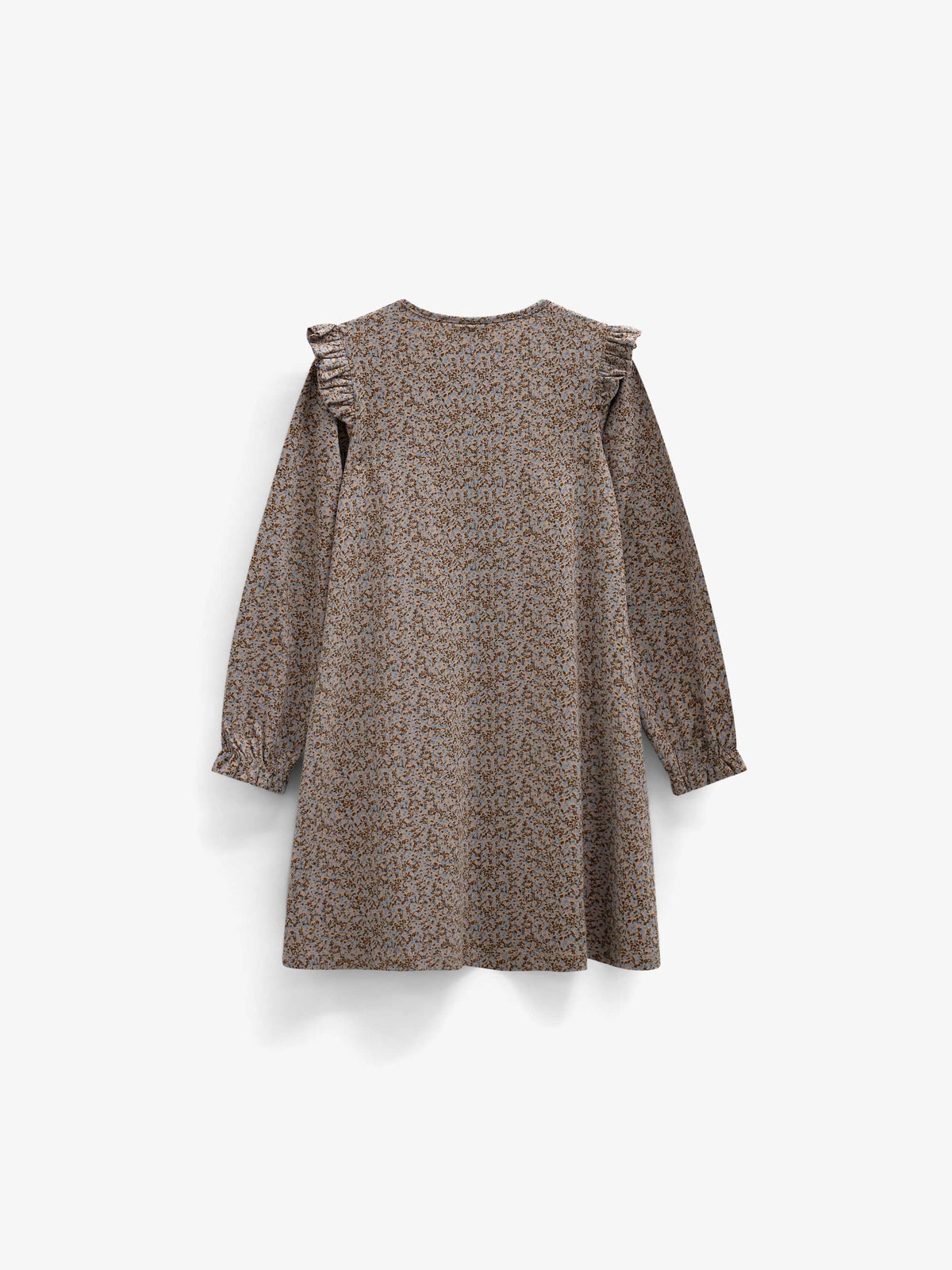 Printed Jersey Dress - Tween - Blue/Brown | 101554 Heidi
