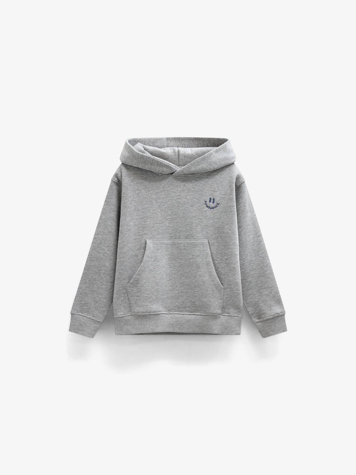 Smiley Hoodie - Tween - Grey Melange | 101584 Andrew