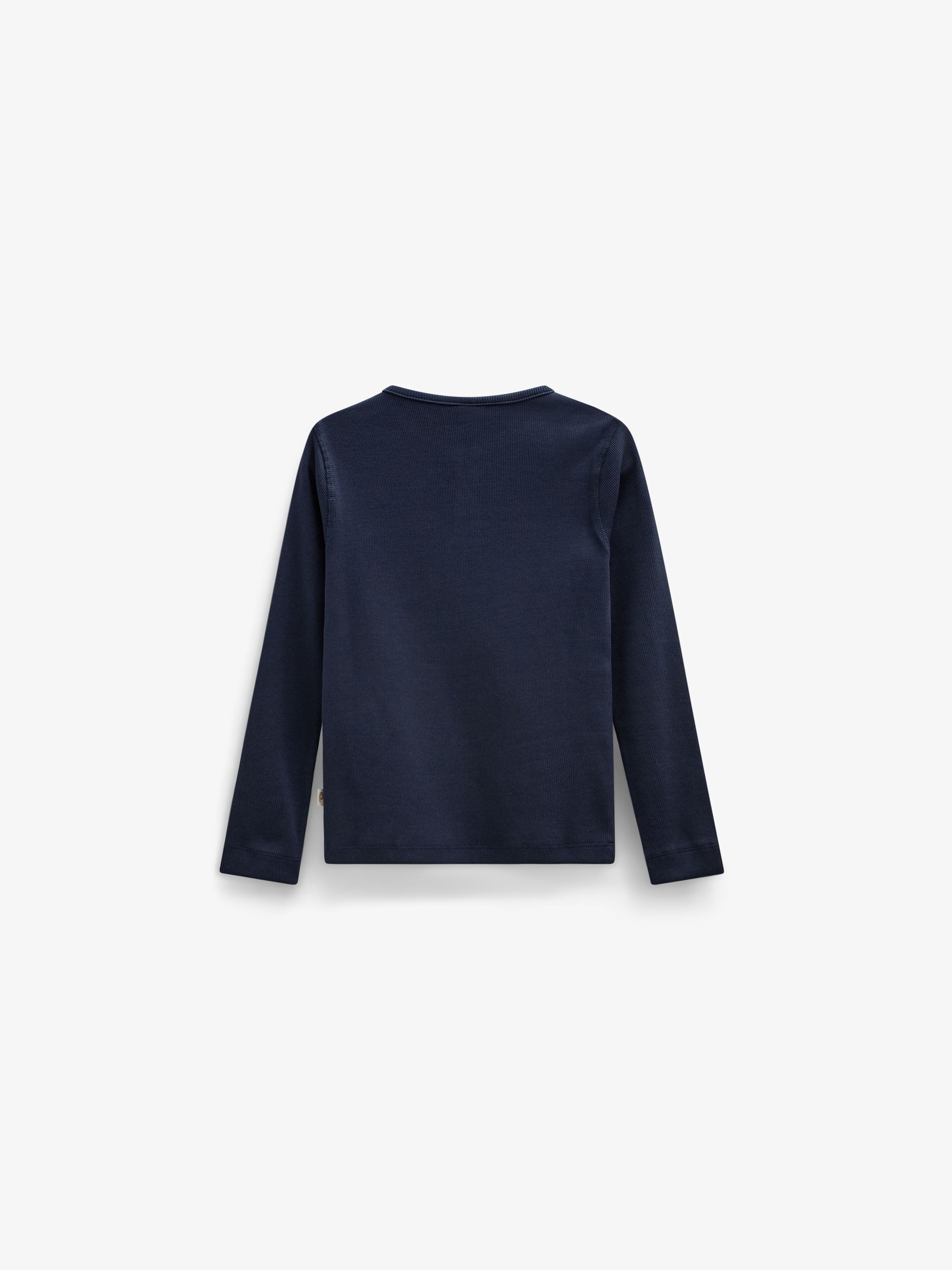 Ribbed Long-Sleeve Henley T-Shirt - Tween - Navy | 101592 Conrad