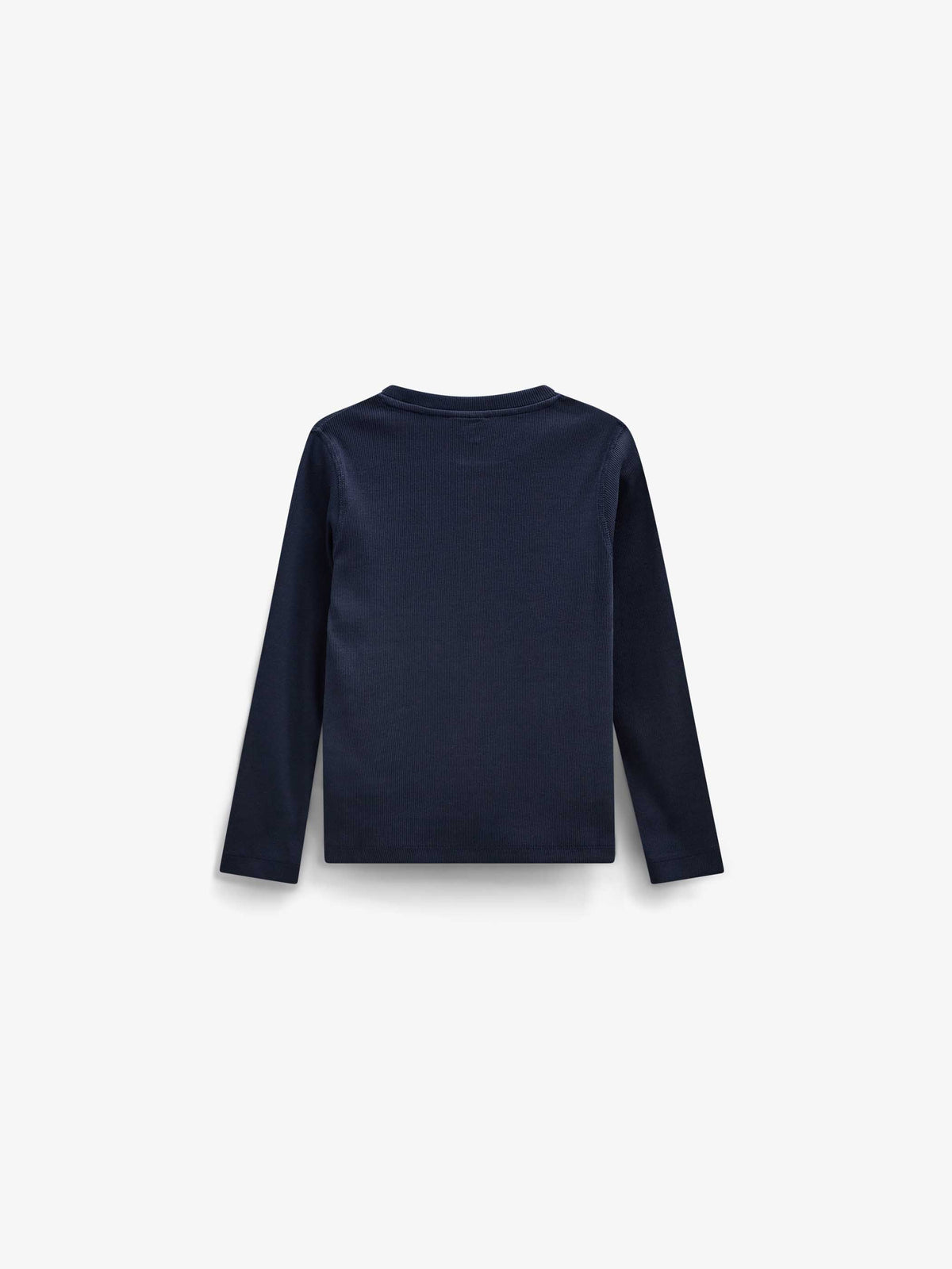 Ribbed Long-Sleeve T-Shirt - Tween - Navy | 101598 Conrad
