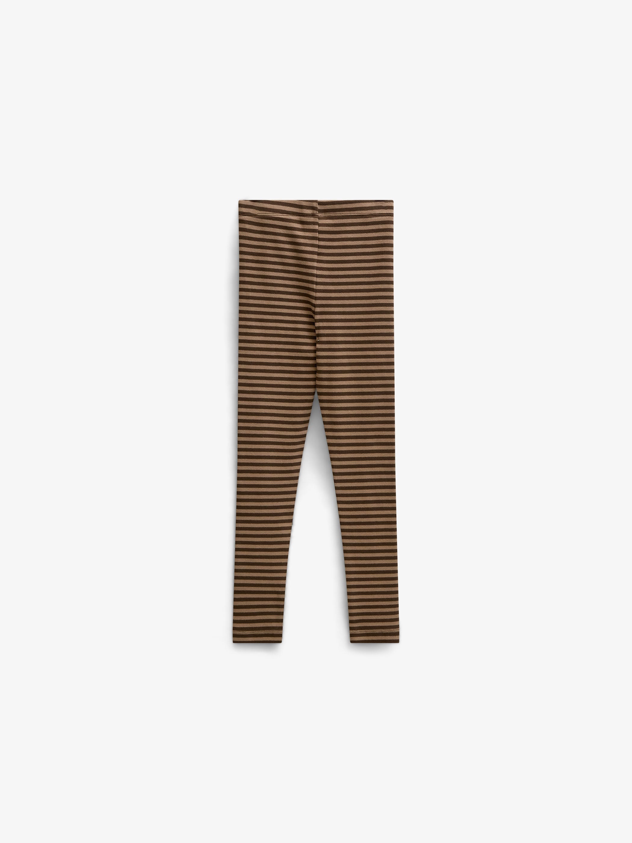 Striped Rib Leggings - Tween - Brown/Light Brown | 101611 Gloria