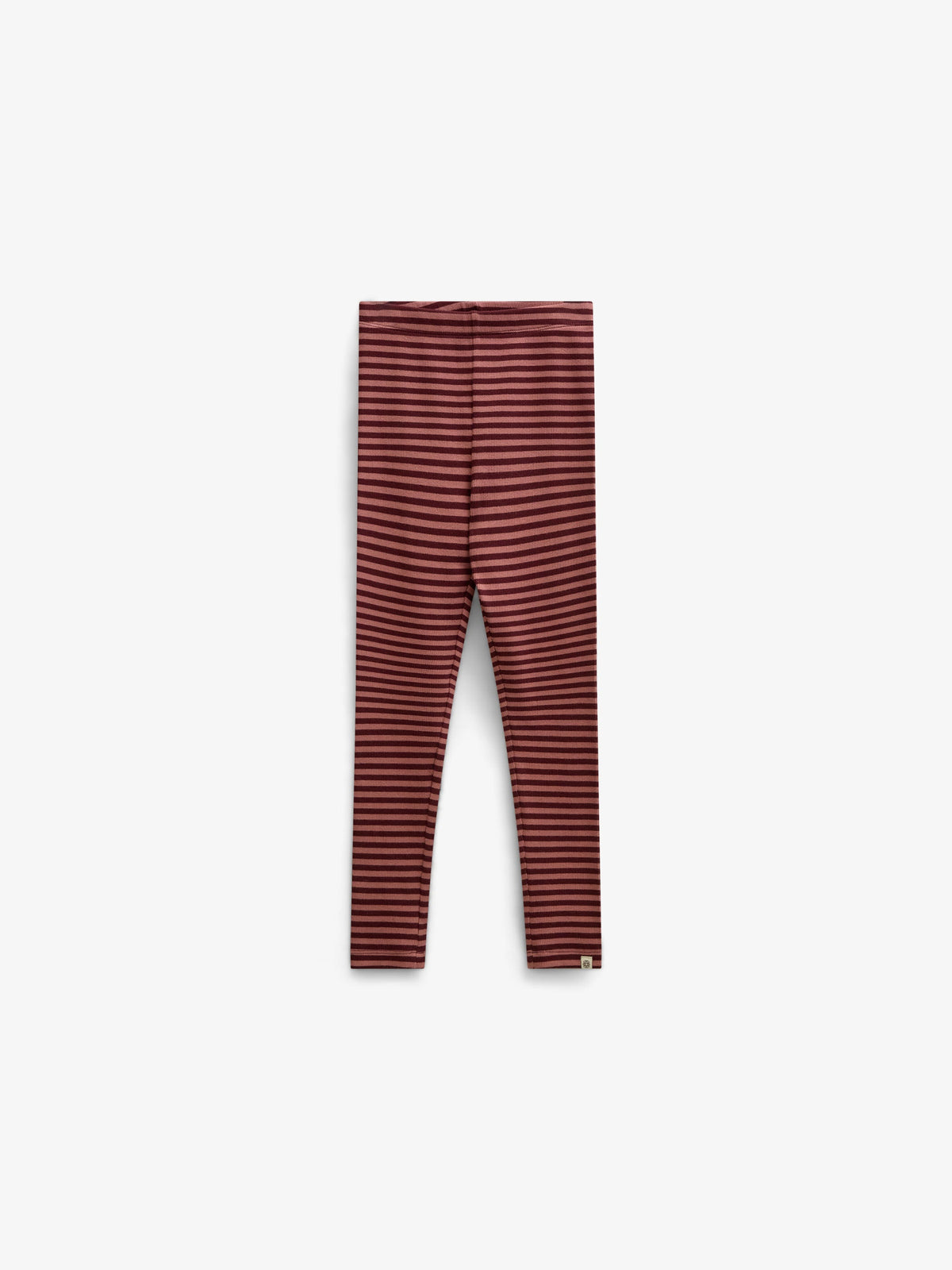 Striped Rib Leggings - Tween - Dusty Rose/Bordeaux | 101613 Gloria