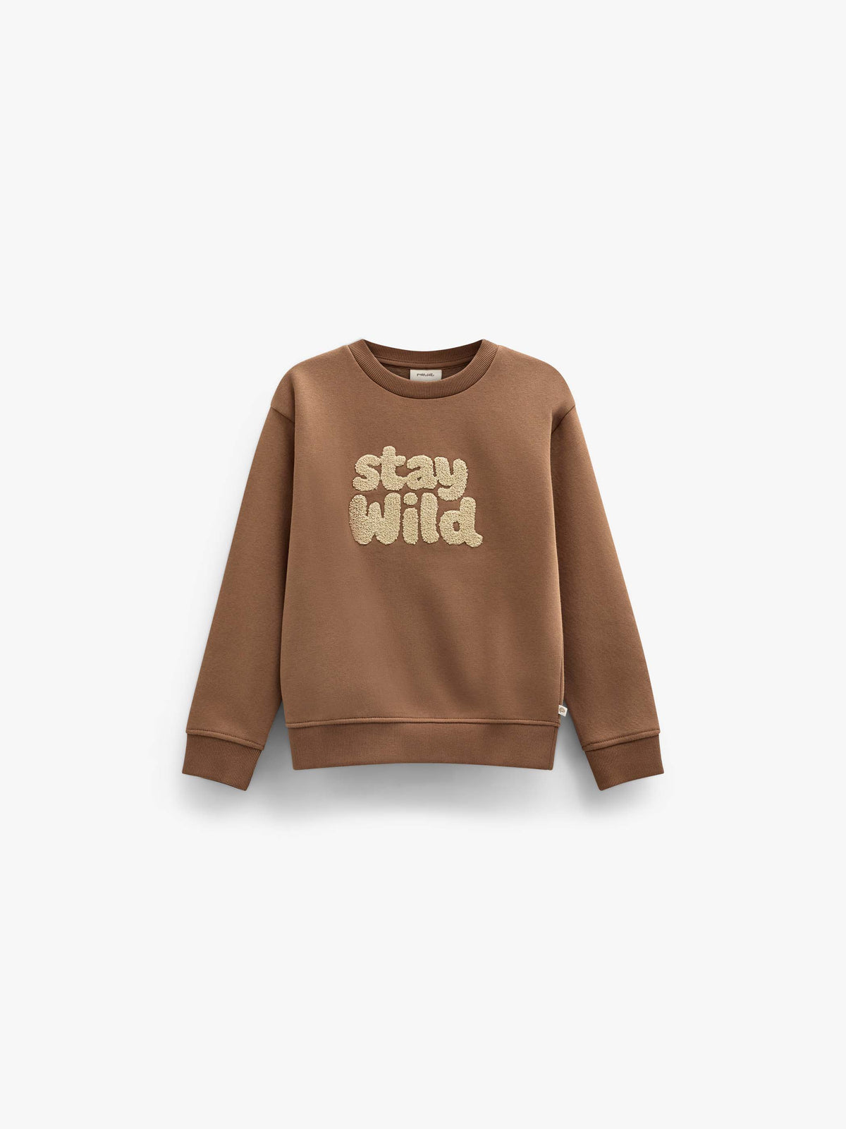 Front Print Crew Neck Sweatshirt - Tween - Toffee | 101621 Joel