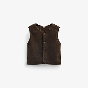 Teddy Vest - Tween - Dark Brown | 101686 Della