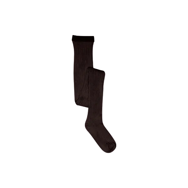 MP Cotton Rib Tights - All - Dark Brown | 101721 MP 130