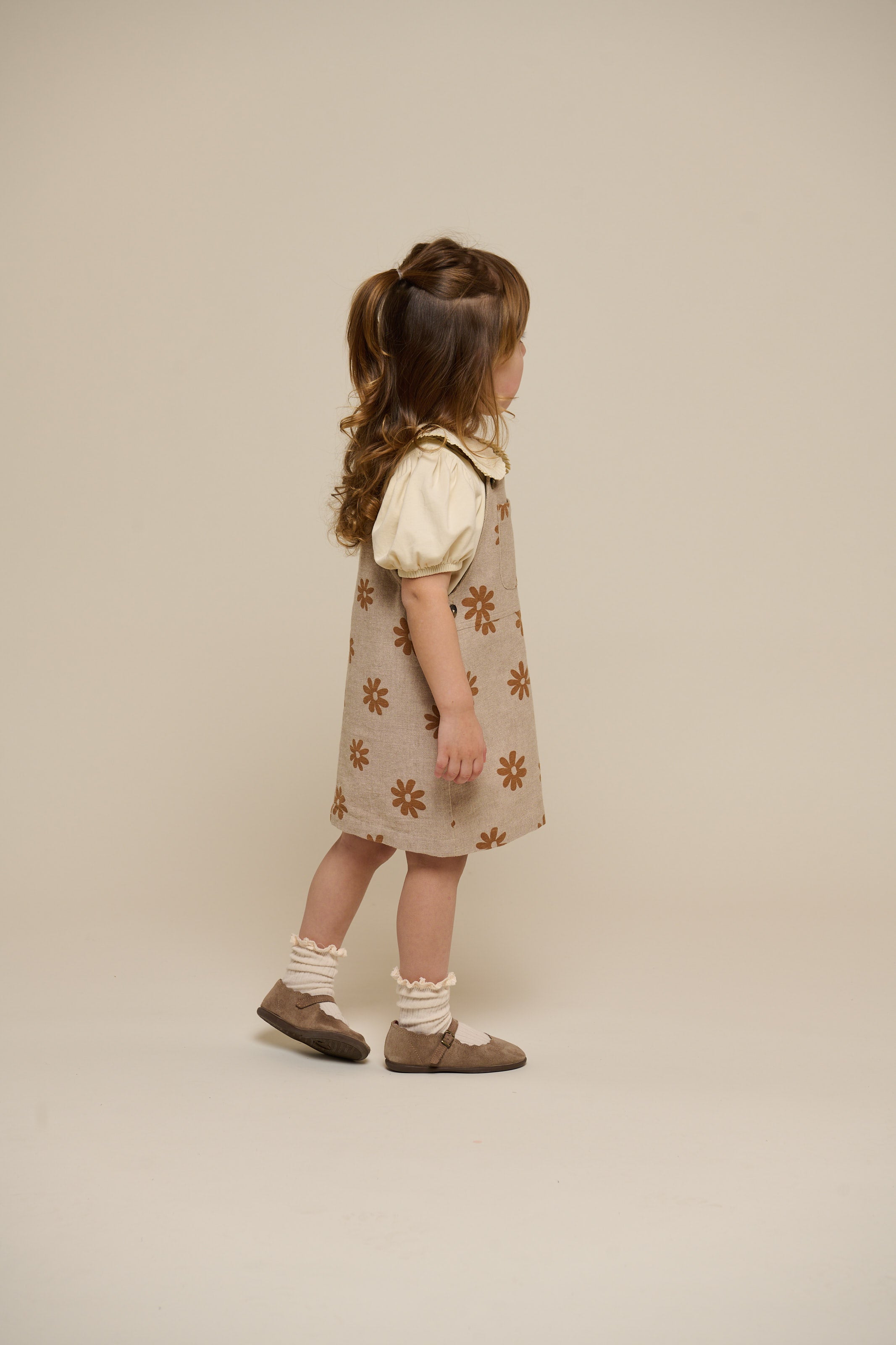 Jersey Blouse with Collar - Kids - OffWhite | 101277 Nini