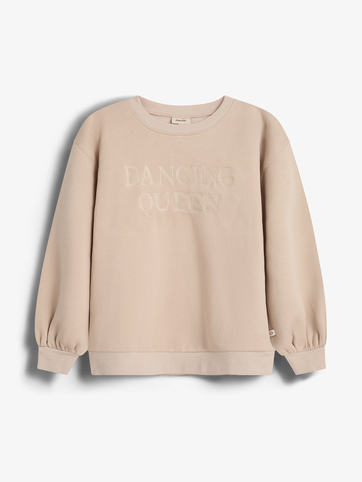 Fashion beige oversized sweatshirt